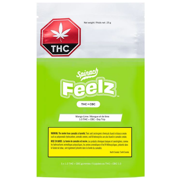 Feelz Mango Lime 1:3 THC+CBC - 5 X 5g